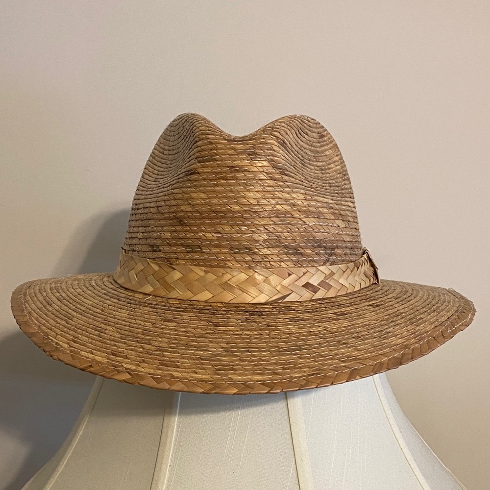 NWOT Natural Straw Fedora Hat - Lightweight Women’s Summer Hat